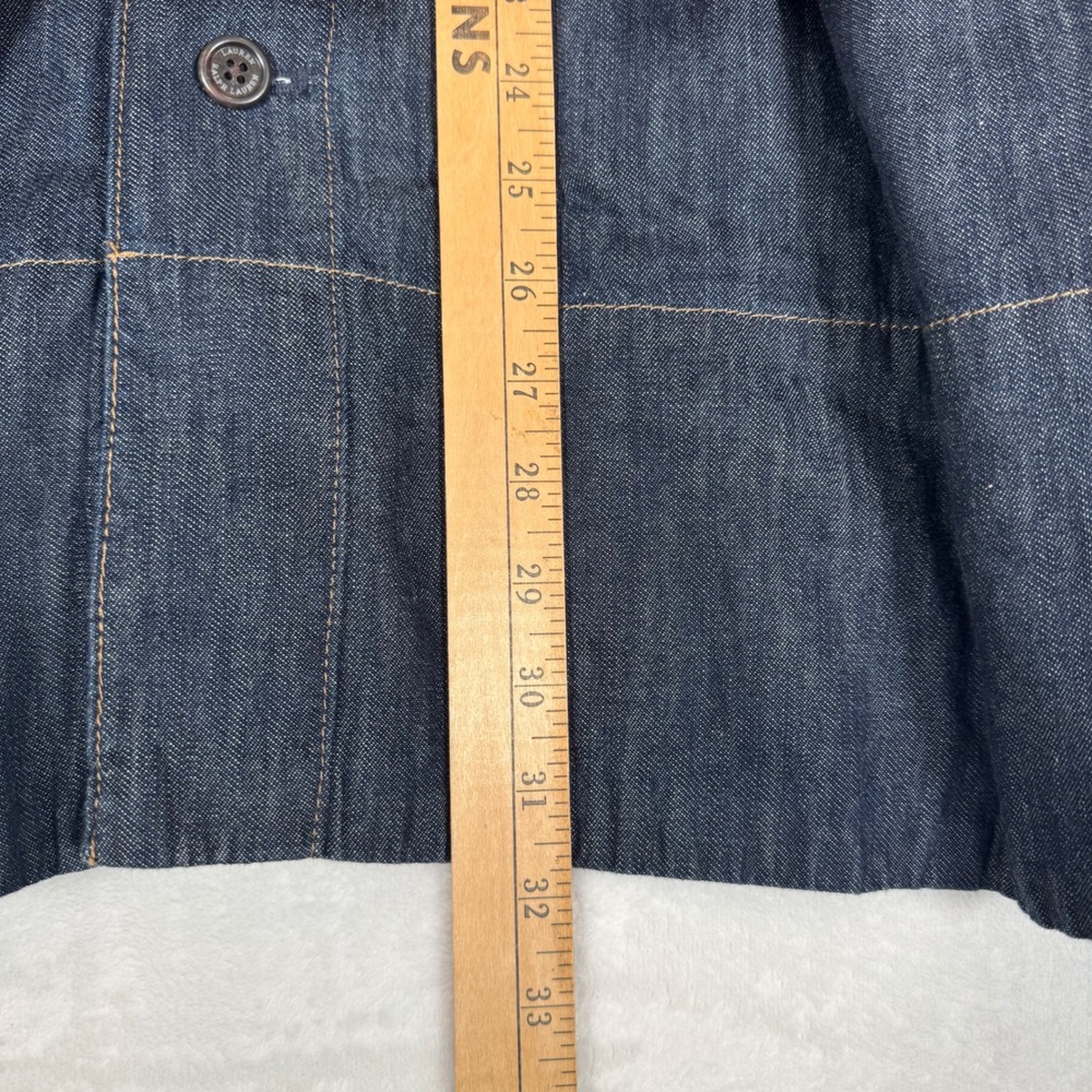 Lauren Ralph Lauren Denim Button Front Midi A-Line Skirt Womens 12 | Western - Picture 8 of 8